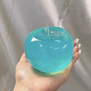 SG 【Ready Stock】Apple Shaped Squeeze Stress Ball Slow Rebound Non Sticky Washable Sensory Fidget Toy for Adults