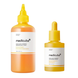 【SG Stock】Medicube Kojic Acid Turmeric Resurfacing Toner 250ml /Turmeric Niacinamide Serum 30ml Brightening Soothing Improve Uneven Skin Tone Facial Serum