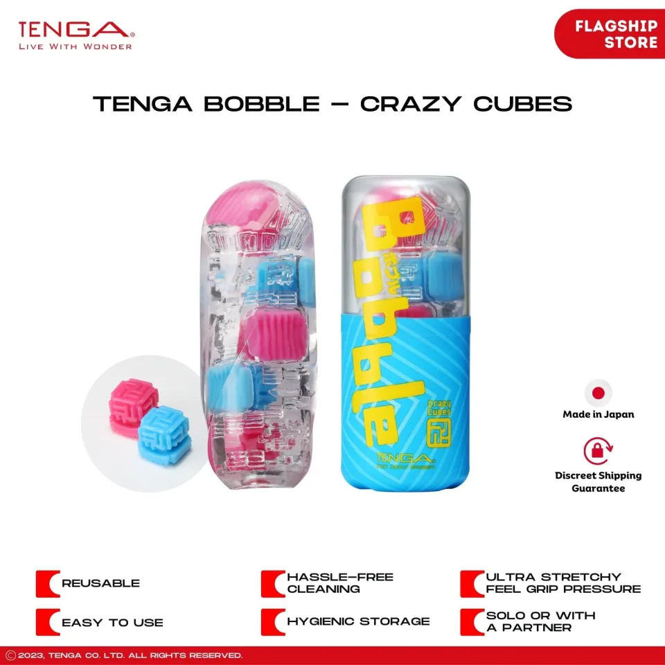TENGA Bobble Crazy Cube Resuable Male Masturbator Sex Toy | Lazada Singapore