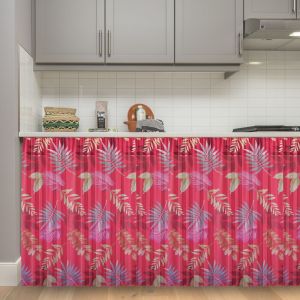 BS Home Decor Gorden Kolong Dapur Murah Motif Polos Embos Estetik Minimalis Terlaris LP