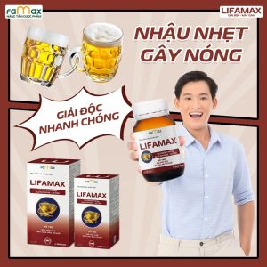 [Bảo Hành] Lifamax Hỗ Trợ Thải Độc Gan Giải Nhiệt Từ Bên Trong Hộp 30 viên