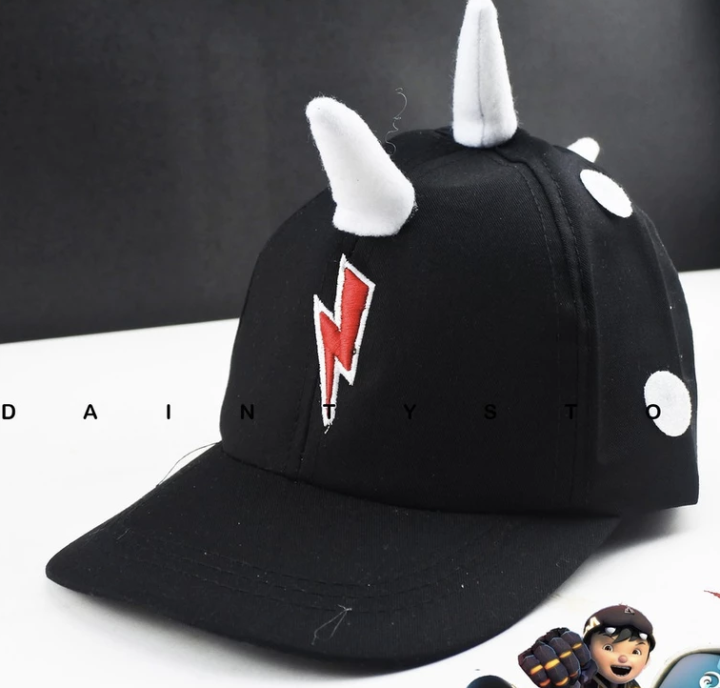 Malaysia Stock Boboiboy Character Model Baseball Caps For Boys Age