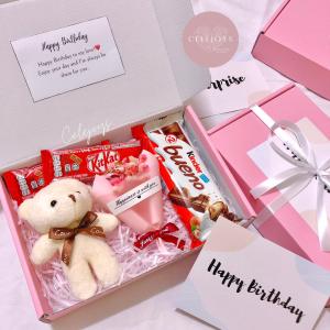 Birthday Gift Box / Chocolate Box / Special Gift / Anniversary Friend Gift Surprise Congratulations Box murah