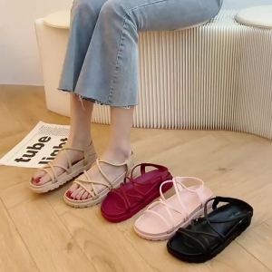 [Free Shipping] Womens Summer Sandals Beach Sandals Thick-Soled Womens Slippers Outdoor Sandals in Stock