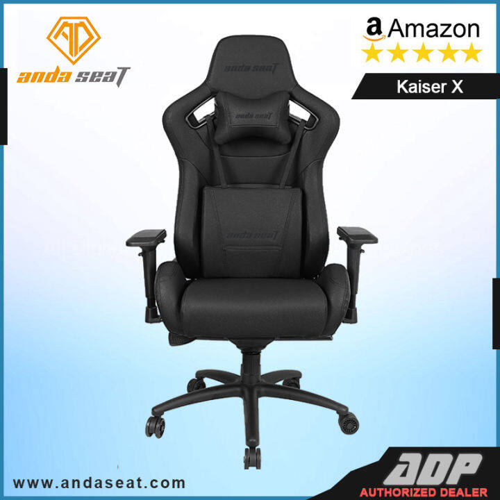 Anda Seat KAISER X Gaming Chair Black Head Lumbar Support