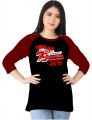 Kaos Atasan Wanita lengan 3/4/ Kaos raglan Wanita Dirgahayu ke79 / Kaos Cewek/ Kaos Oblong/ Baju Kaos Tshirt/ Tshirt wanita/ Tshirt cewek. 