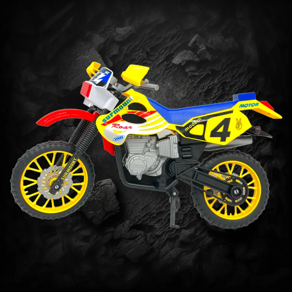 Motorcycle Model Assemble Motor Bike Dirt Bike Toys for Kid Boys