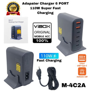 M-4C2A 110W Charger Type C Super fast charging 6-in-1 110W Adaptor PD&QC 4.0 For Mobile IPad Laptops