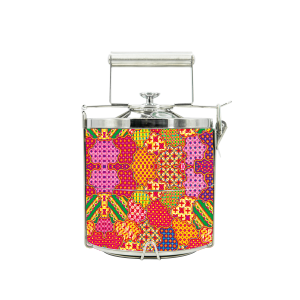 BDARI SUS304 Tiffin Carrier 2-Tier Insulated Food Container (14cm) [Free Add Name] Mangkuk Tingkat