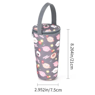 JPXZC With Carrying Strap Milk Tea Cup Bags Waterproof Portable Water Bottle Holder Pouch High Quality Water Cup Bags Outdoors