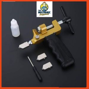 Dao Cắt Gạch Men - Cắt Kính Đa Năng dụng cụ cắt gạch cầm tay ( Hộp Gồm 1 Máy Và 3 Lưỡi thay thế )