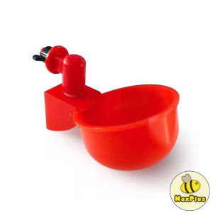 MaxPlus 6pcs Chicken Cup Waterer 4pcs Water Cups Automatic Chicken Cup Waterer Feeder Poultry Drinking Bowl
