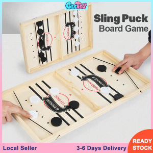 Sling Puck Board Game Fast Sling Foosball Puck Game Table Hockey Board Educational Toys