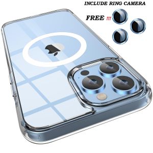 BARU - LUXE 2 IN 1 FREE Bonus RING Camera Tempered Glass Kamera lensa protector case iphone 11 12 13 14 15 plus pro max Promax - Casing Premium Dengan Fitur MAGSAFE Pelindung LENS Metal KILAT Dan Pelindung Protecth Silicone Silikon Karet