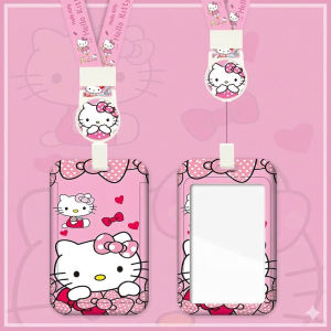 (nhiều mẫu) Dây Đeo Thẻ Hoạt Hình Hello Kitty Kèm Dây Rút Co Giãn Mới Nhất 2026