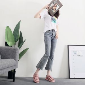 [Free Shipping] WomenS Summer Open-Toe Sandals For Outdoor Wear High-Heeled Transparent Crystal Trendy Korean Style Fashionable And Versatile