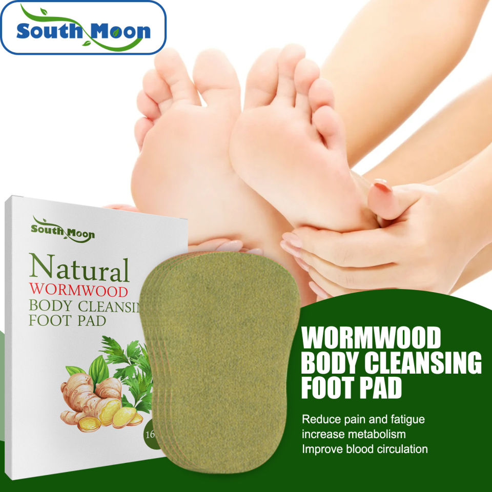【Hot Sale】South Moon Wormwood Foot Patch Detox Original Detox Foot Patch Foot Patch For Body Toxin Detox Foot Patches Foot Pads Natural Detox Wormwood Body Cleansing Foot Pad Natural Foot Pads Self Heating Patch Winter Keep Joint Warm for Foot Care
