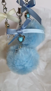 Hình cầu sang trọng Đồ treo móc khóa nhiều màu đồ treo trang trí hình ngôi sao dây móc khóa thời trang trang trí nơ cho điện thoại chìa khóa xe Túi