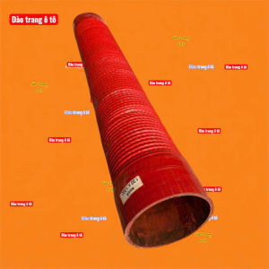 Cao su cổ hút phi 120 hoặc 130 dài 100cm có gân đỏ turbo cổ gió cổ hút le gió turbo cho xe ô tô