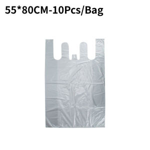 Large Storage Bag 10PCS HDPE Bag For Clothes Storage Dustproof Luggage Bags Plastic Bag With Handle