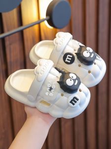 Foya.1 รองเท้าเด็ก รองเท้ารัดส้นเด็ก รองเท้าหัวโต วัสดุEVA น้ำหนักเบา พื้นนุ่ม มีกันลื่น แต่งตุ๊กตา #sd026