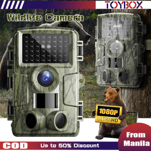 Outdoor Trail Camera Wildlife with Night Vision 58MP 130°Wide-Angle Motion Activated Wildlife Deer Camera Game  Game Camera with 0.3s Trigger Time Hunting Camera Outdoor Wildlife Surveillance & Home Security