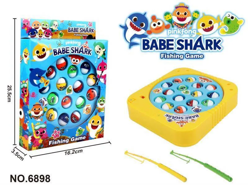 Baby Shark Fishing Game With Song Educational Toys Mainan Budak