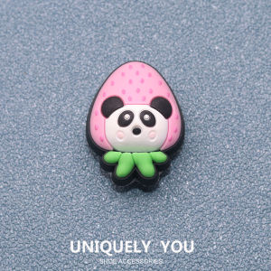 Jibbitz crocs charm crocs Shoe Buckle Shoe Accessories Cute Cartoon Fruit Panda