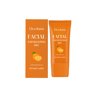 new Vitamin C Faical Exfoliating Gel Dead Skin Removal Blackhead Brighten Skin Tone Antioxidant Reduce Dullness Smoothing Skin Care Free Shipping