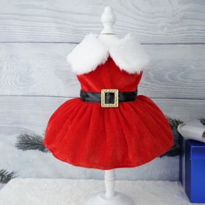 Christmas Cosplay Dog Clothes Cat Party Formal Dress Uniform