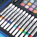 Spidol Akrilik Set 113pc Spidol Cat Air Crayon/ Alat Lengkap Dengan Spidol, Pensil Warna, Cat Air/ Box Alat Lukis Crayon Anak Koper Set 113 Pcs - Blenda Colouring. 