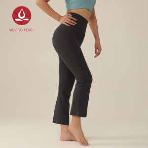 Di chuyển đào phụ nữ Quần Ống Loe Lycra yoga co giãn cao quần legging lửng eo cao bơ mềm bùng xà cạp tập thể dục và mặc hàng ngày ach