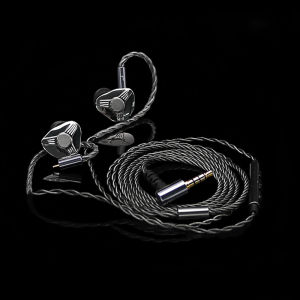 10MM Beryllium Film Aluminum Alloy in-Ear HiFi Pluggable 2pin0.78 Wired Headset Clear High Sound Quality Transmission