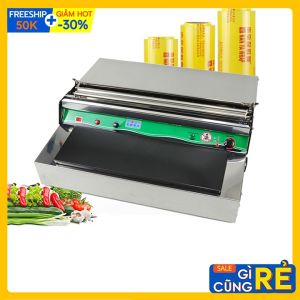 Máy bọc màng co thực phẩm cao cấp inox dày loại 1