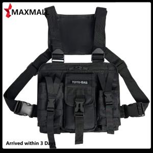【New Arrival】 กระเป๋าคาดหน้าอกชาย Oxford ผ้า MOLLE Chest Packs ปรับหลายกระเป๋าน้ำหนักเบาสำหรับอุปกรณ์ตั้งแคมป์กลางแจ้ง