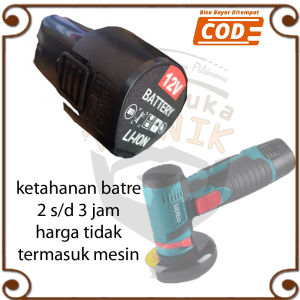 Batre Baterai Cas 12v Mesin Gerinda Cordless Angle Grinder Orion CAG-76