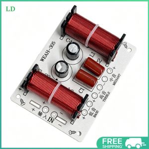 COD [Free Shipping] Speaker Crossover Circuit 3 Way Treble Midrange Bass Frequency Divider for Sound System
