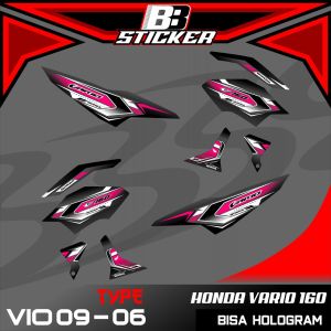 STICKER PREMIUM Stiker Vario 160 BISA HOLOGRAM Striping Vario 160 2022 2023 Vio 9