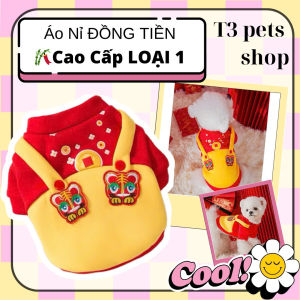 áo nỉ - áo ấm - áo tết 2026 in hình Phúc lộc trường tồn dành cho chó mèo - T3 PETS SHOP
