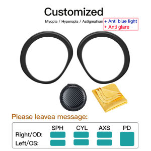 For PICO 4 Ultra/Pico 4 VR Lens Myopia Anti-blue Glare Glasses Quick Disassemble Magnetic Eyeglass Frames Prescription Lenses