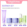 Paket Glad2Glow 5pcs Paket Skincare Set Moisturizer Serum Face Wash Clay Mask Stick Masker - ACNE KIT GLOWING KIT Dark Spot Set Glowing Set Bright Set. 