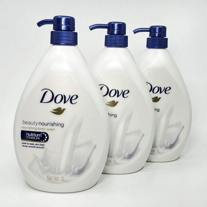 [Bundle of 3] Dove Beauty Nourishing Body Wash ~ Deeply Nourishing ...