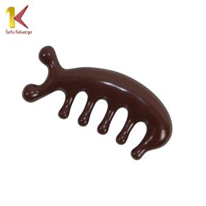 Satu Keluarga Sisir Pijat Kepala Bahan Kayu C1355 Alat Terapi Pijat Kulit Kepala Sisir Multifungsi