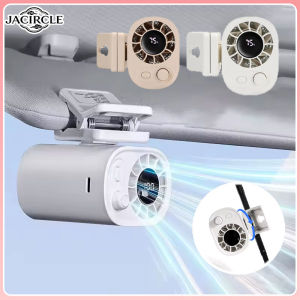 JACIRCLE Portable Waist Cooling Fan Lightweight Wearable Belt Fan Multi-Purpose Stepless Speed Hanging Fan for Camping