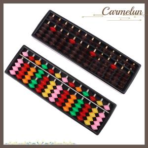 [Carmelun] Math Learning Tool For Children Portable Chinese 13 Digits Column Abacus Arithmetic Soroban Calculating Counting