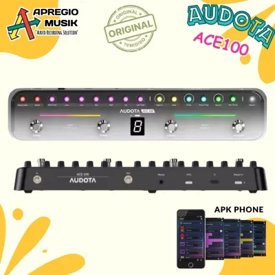 Audota ACE100 Multi Effects Guitar / ACE-100 / ACE100 / Multi Efek Gitar seri atasnya MVAVE TANK G Apregio Musik