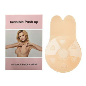 【BUY 2 FREE 1】Women Push Up Bras Self Adhesive Silicone Strapless Invisible Bra Reusable Sticky Breast Lift Tape Rabbit Nipple Cover Bra Pads