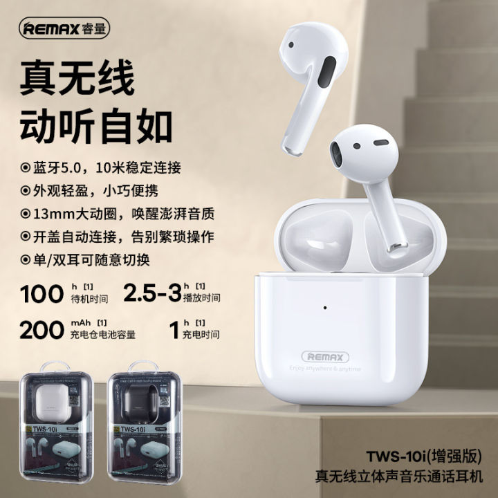 TWS%20Remax%20Bluetooth%20Earphones%20TWS-10i%20V5.0%20Compact%20Design,%20Fashionable%20-%20One%20Row%20Tin%20Authorized%20Store%20-%20Image%202