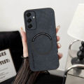 Case Samsung A56 Leather Magnetic Support Magsafe Wireless Charging. 