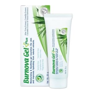 BURNOVA GEL PLUS เจลว่านหางจระเข้ บำรุงผิว ผิวกระจ่างใส แบบหลอด ขนาด 9/25/50/70g.(1หลอด)